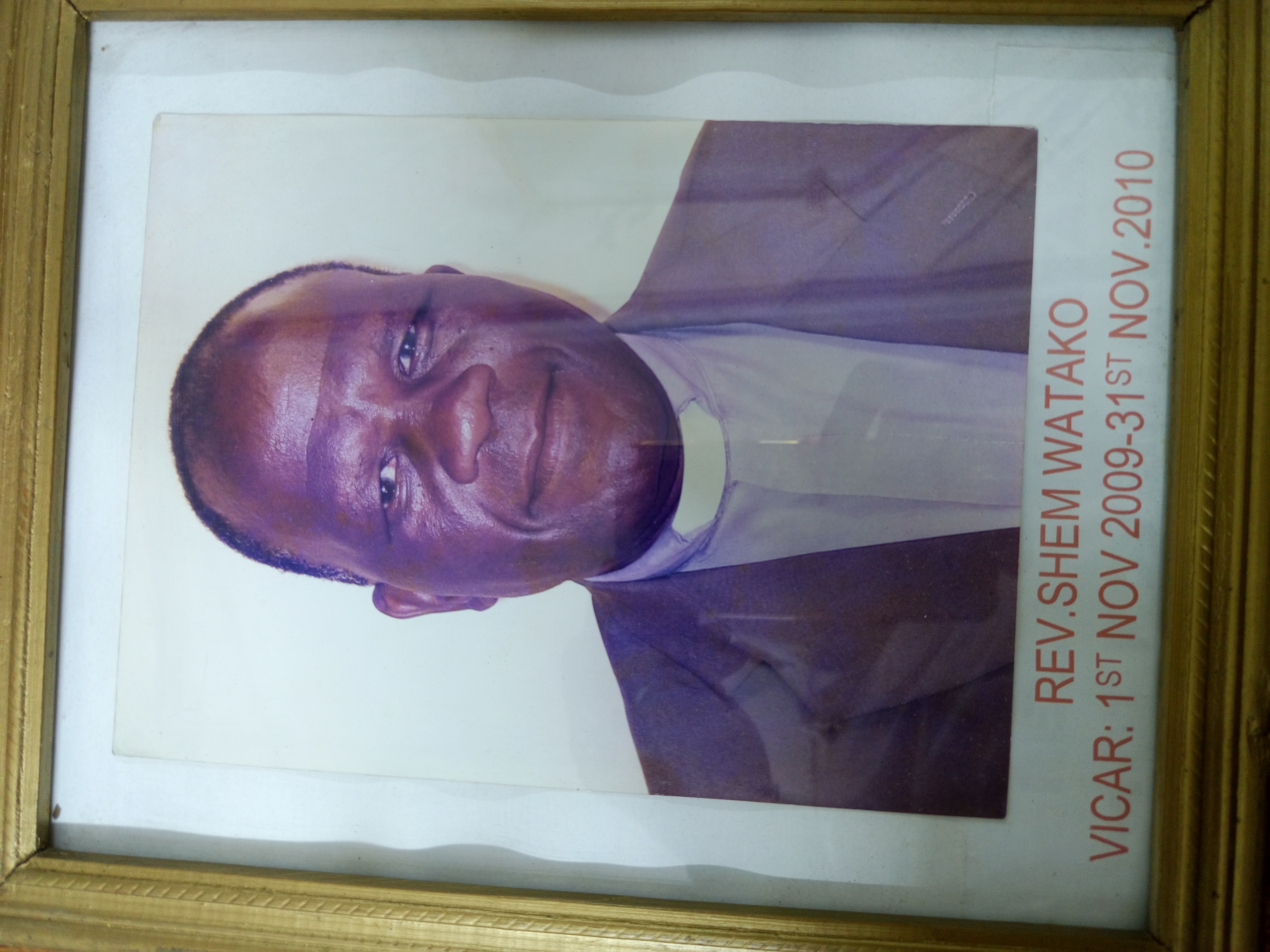 Rev. Shem Watako